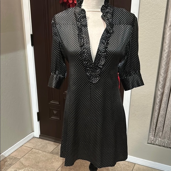 Sanctuary Dresses & Skirts - Sanctuary 100% Silk Polka Dot Mini Dress